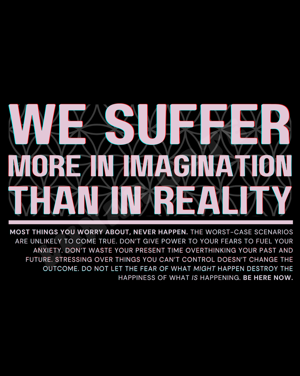 We Suffer More in Imagination Than in Reality   |   Acid Wash Oversize Hoodie