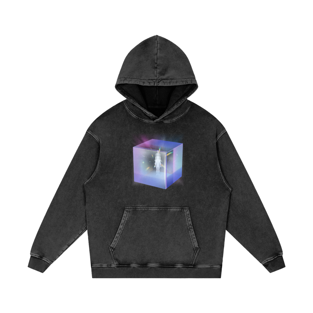 Our True Destiny is Within Ourselves   |   Acid Wash Oversize Hoodie