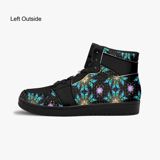 Butterfly Mandalas   |   Takai High Top Leather Sneakers