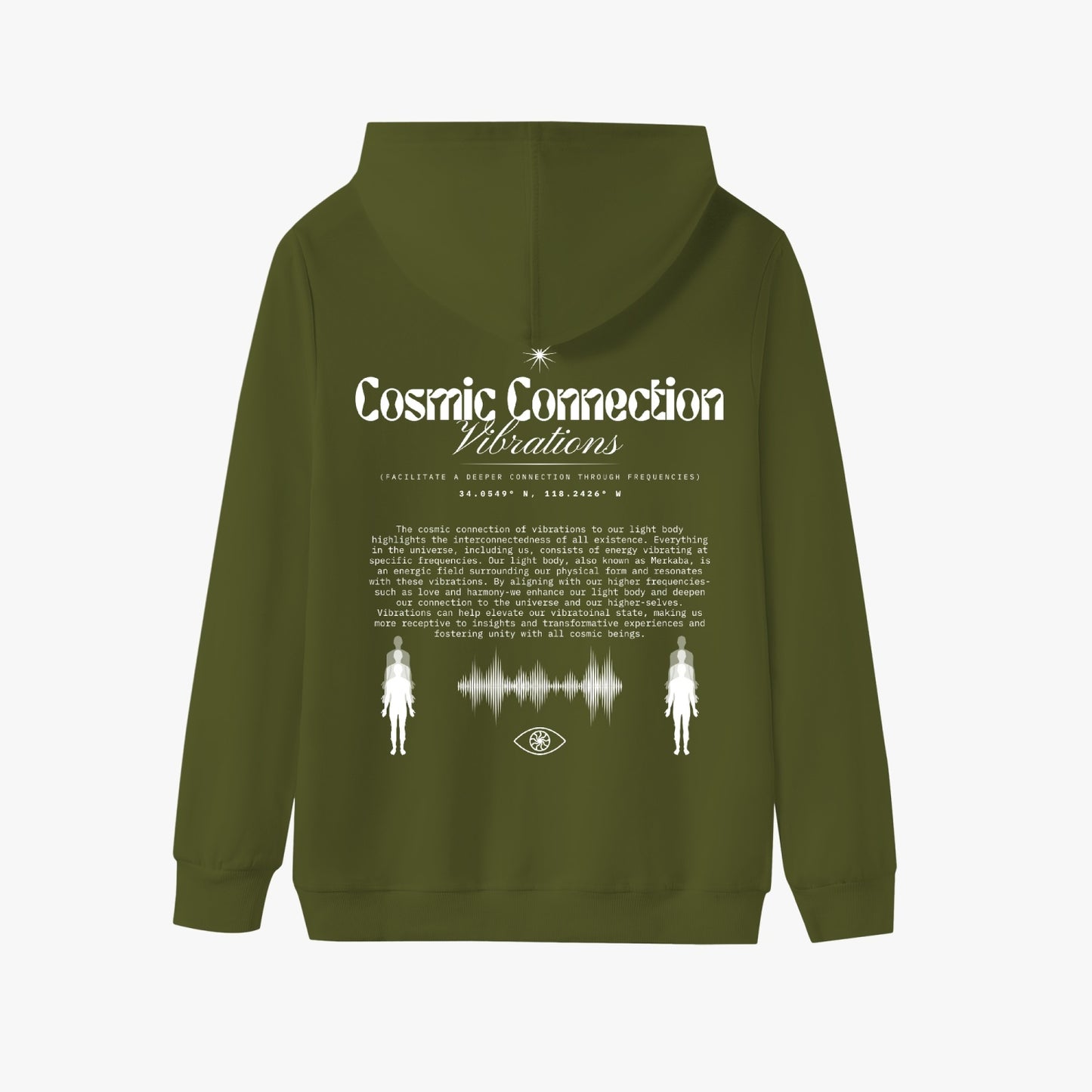 Cosmic Connection: Vibrations   |   Unisex Adult Pullover Hoodie