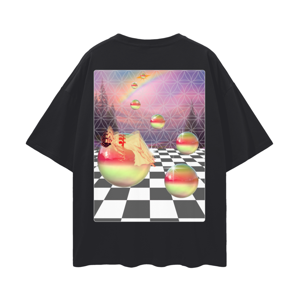We Suffer More in Imagination Than in Reality   |   Oversize Deep Drop Shoulder Tee
