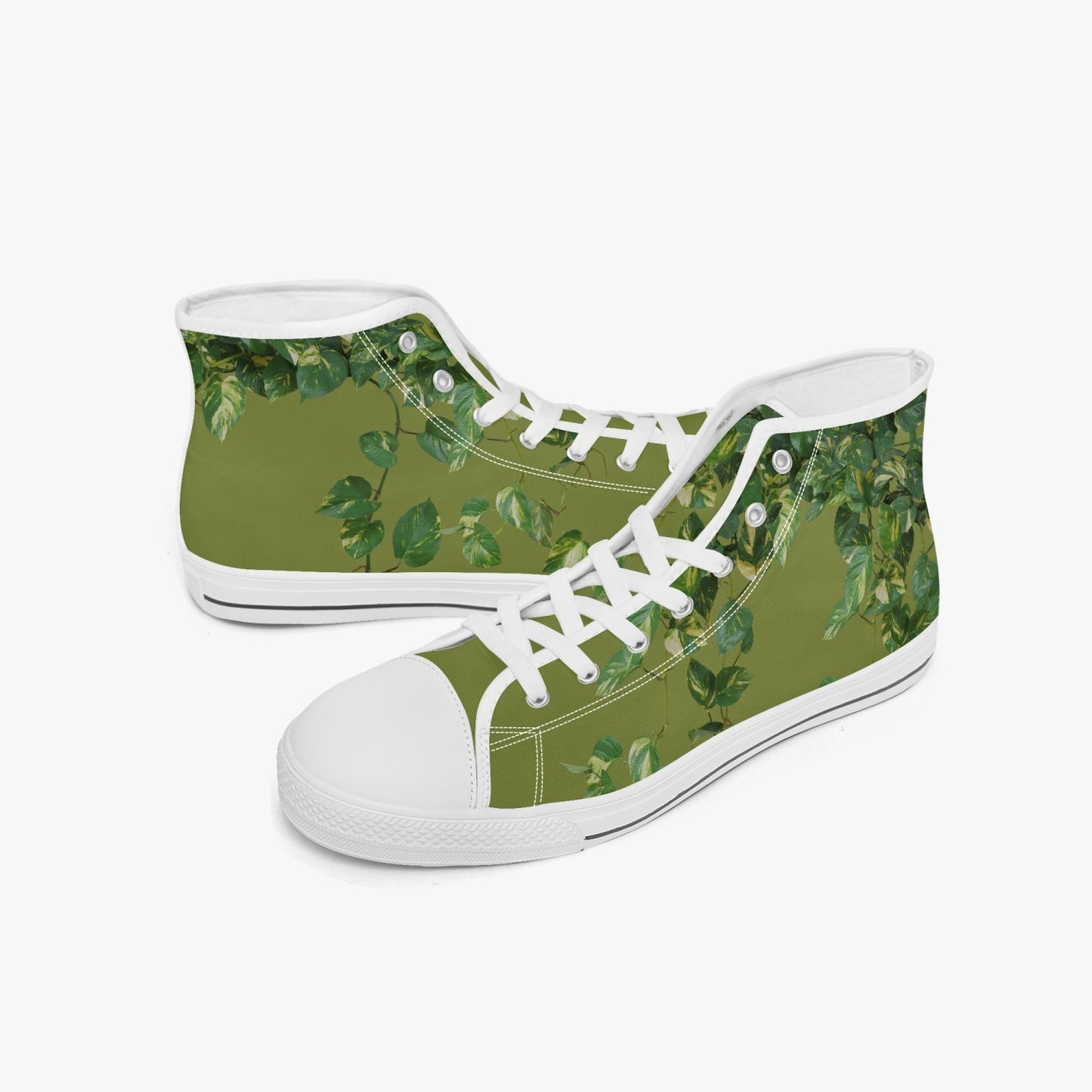 Pothos   |   High-Top Canvas Sneakers