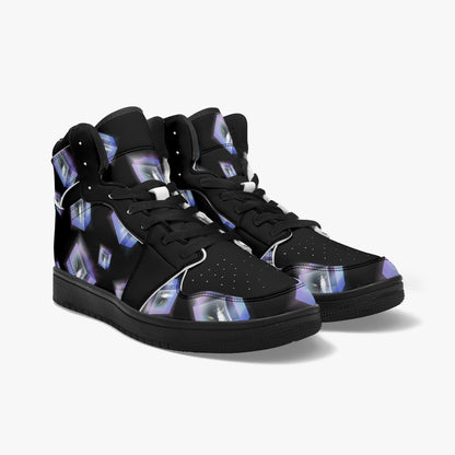 Our True Destiny is Within Ourselves   (Psychedelic, Surreal Art)   |    Takai High Top Leather Sneakers