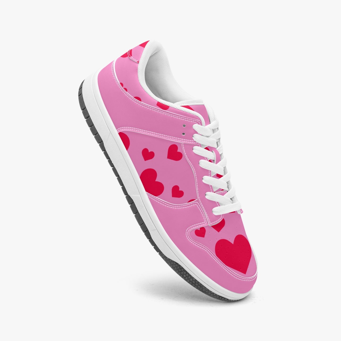 Floating Hearts   |   Kawa Low Top Leather Sneakers