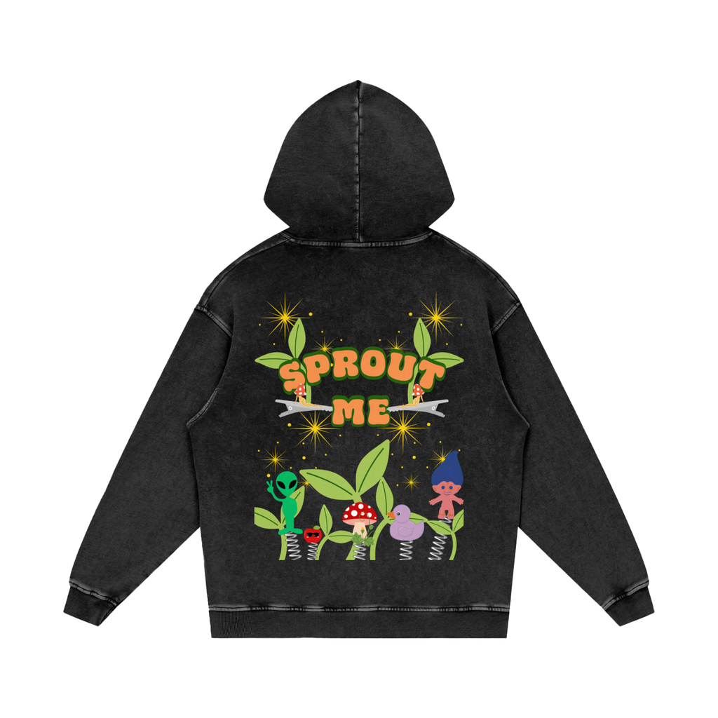 Sprout Me! Growing a Garden of Friends   |   Acid Wash Oversize Hoodie