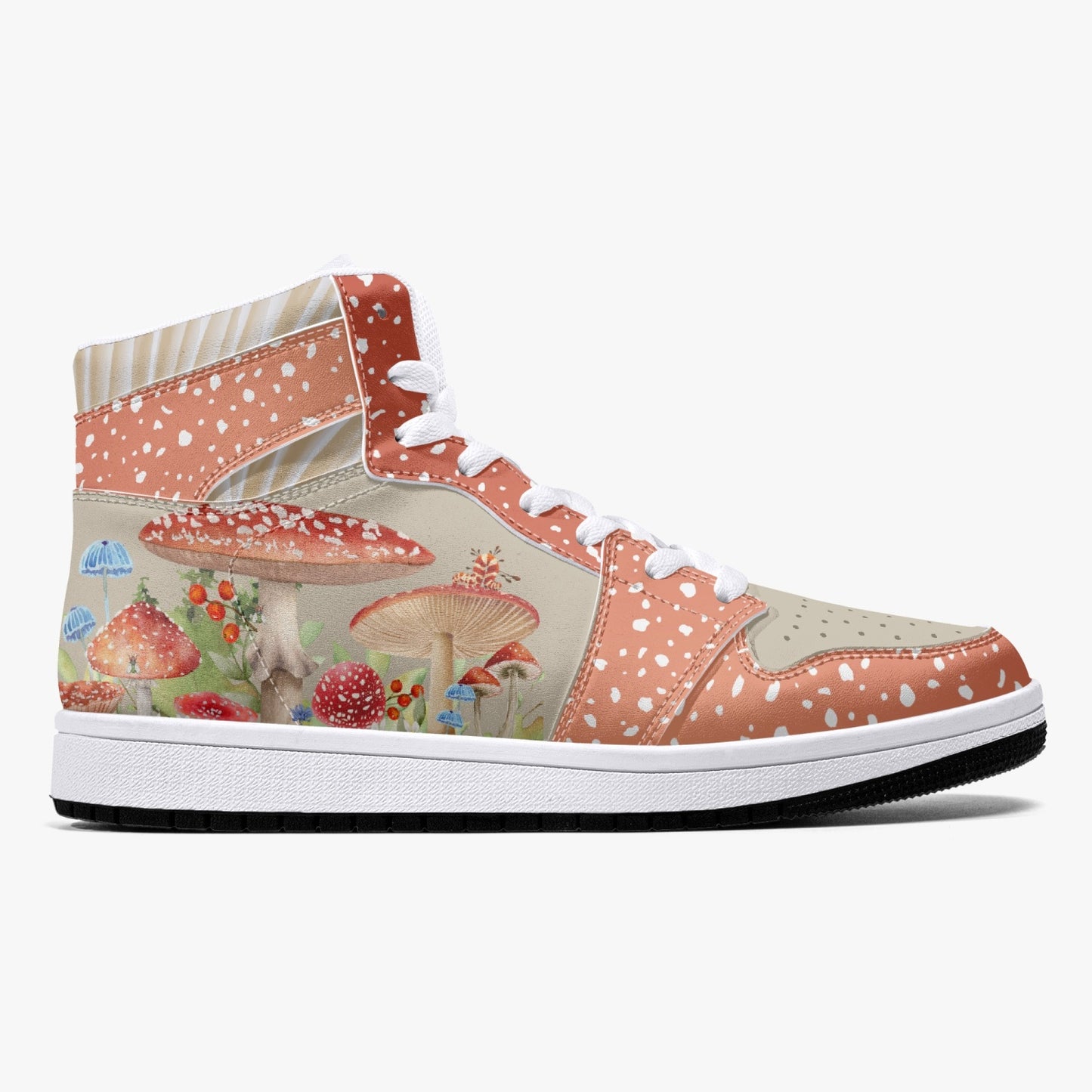 Amanita Muscaria    |   Takai High-Top Leather Sneakers