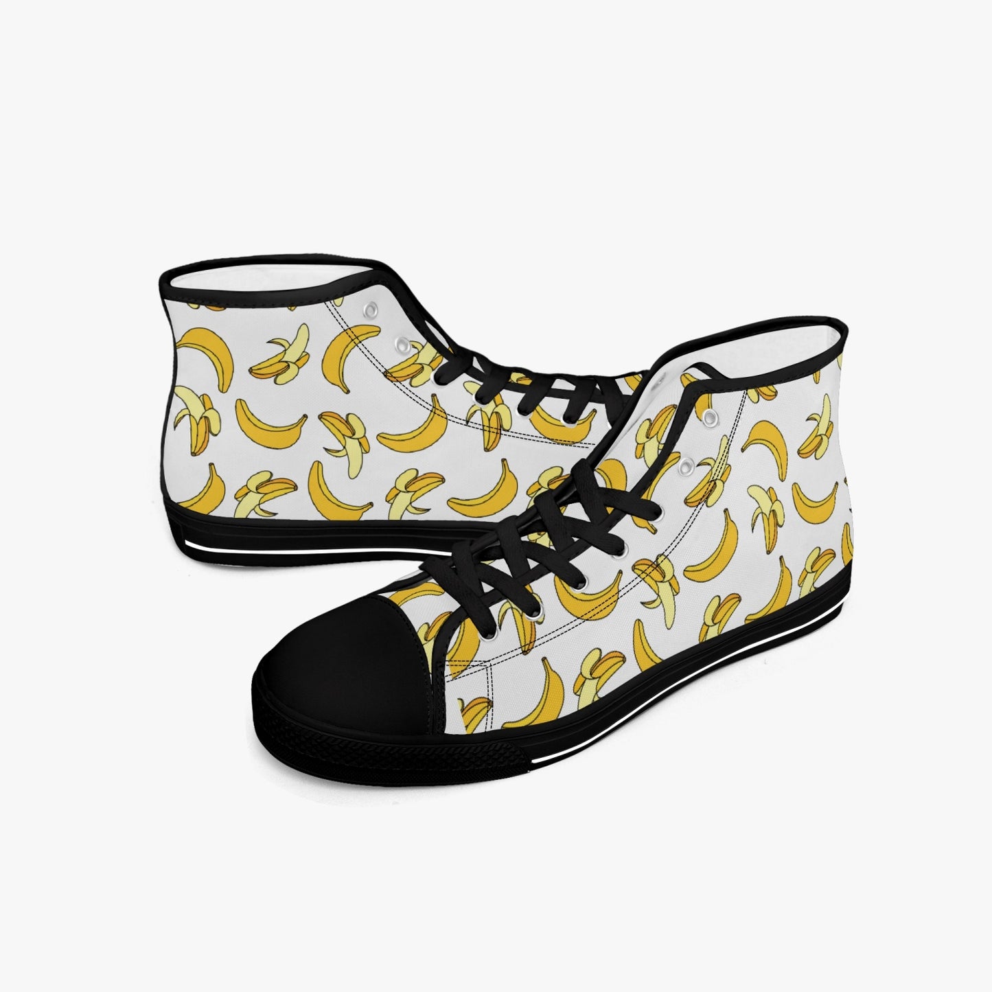 Banana   |   High-Top Canvas Shoes