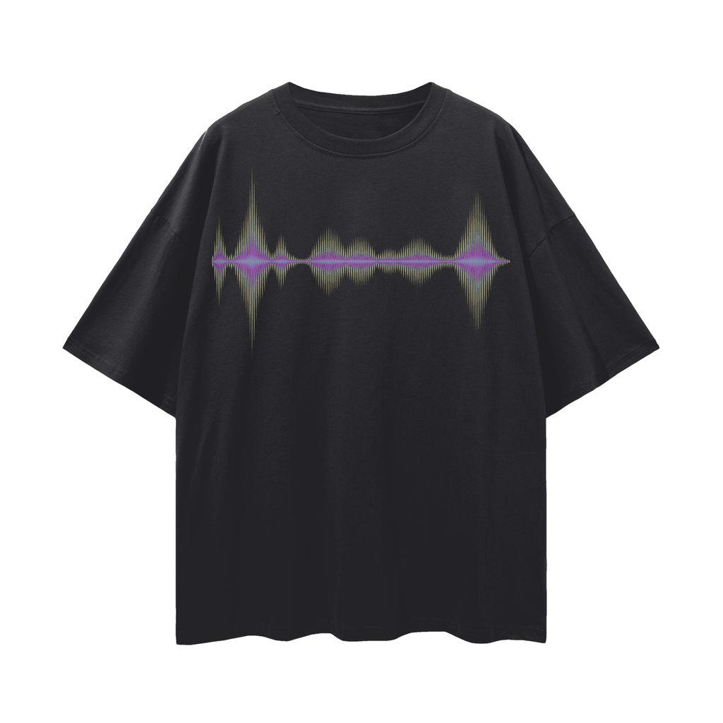 Cosmic Connection - Vibrations   |   Oversize Adult Deep Drop Shoulder Tee