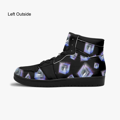 Our True Destiny is Within Ourselves   (Psychedelic, Surreal Art)   |    Takai High Top Leather Sneakers