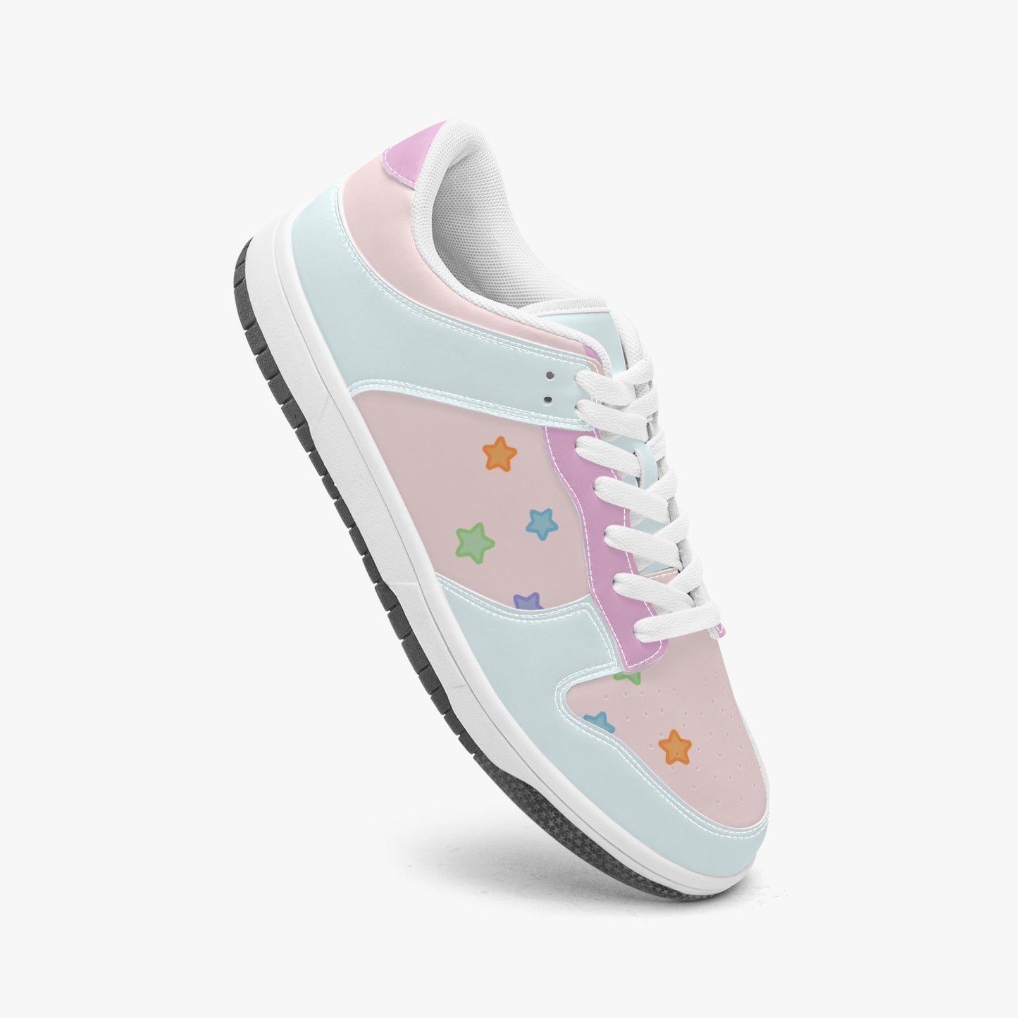 Pastel Stars   |   Kawa Low Top Leather Sneaker