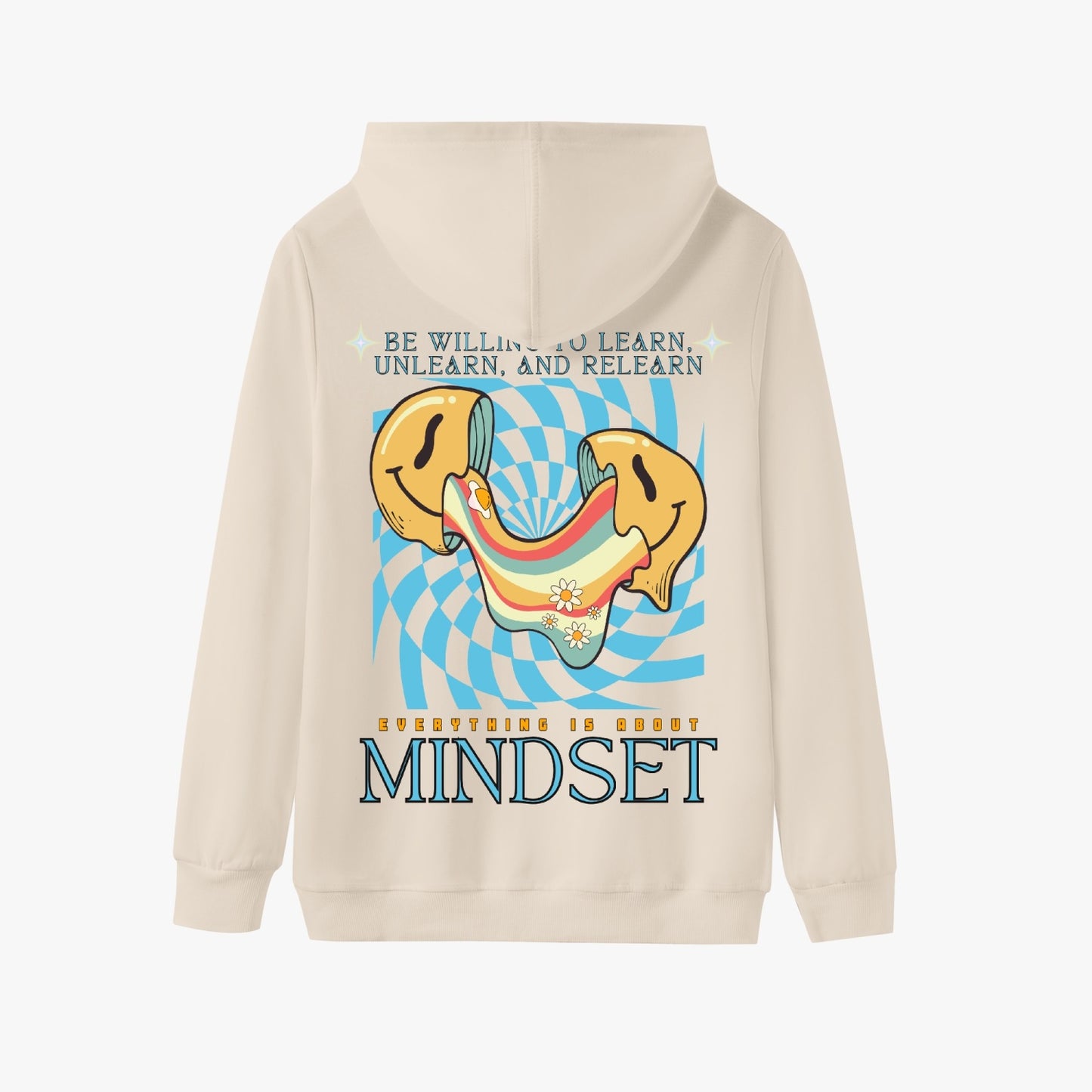 Be Willing to Learn, Unlearn, & Relearn Everything is About Mindset   |   Unisex Adult Pullover Hoodie