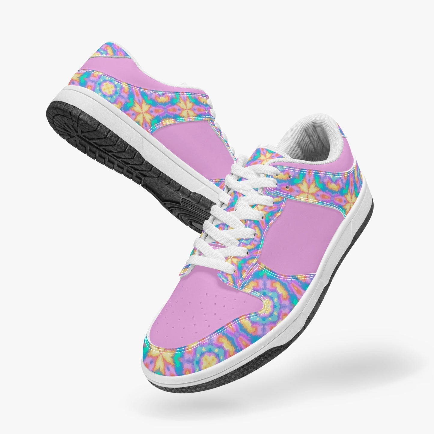 Psychedelic Kaleidoscope   |   Kawa Low Top Leather Sneakers