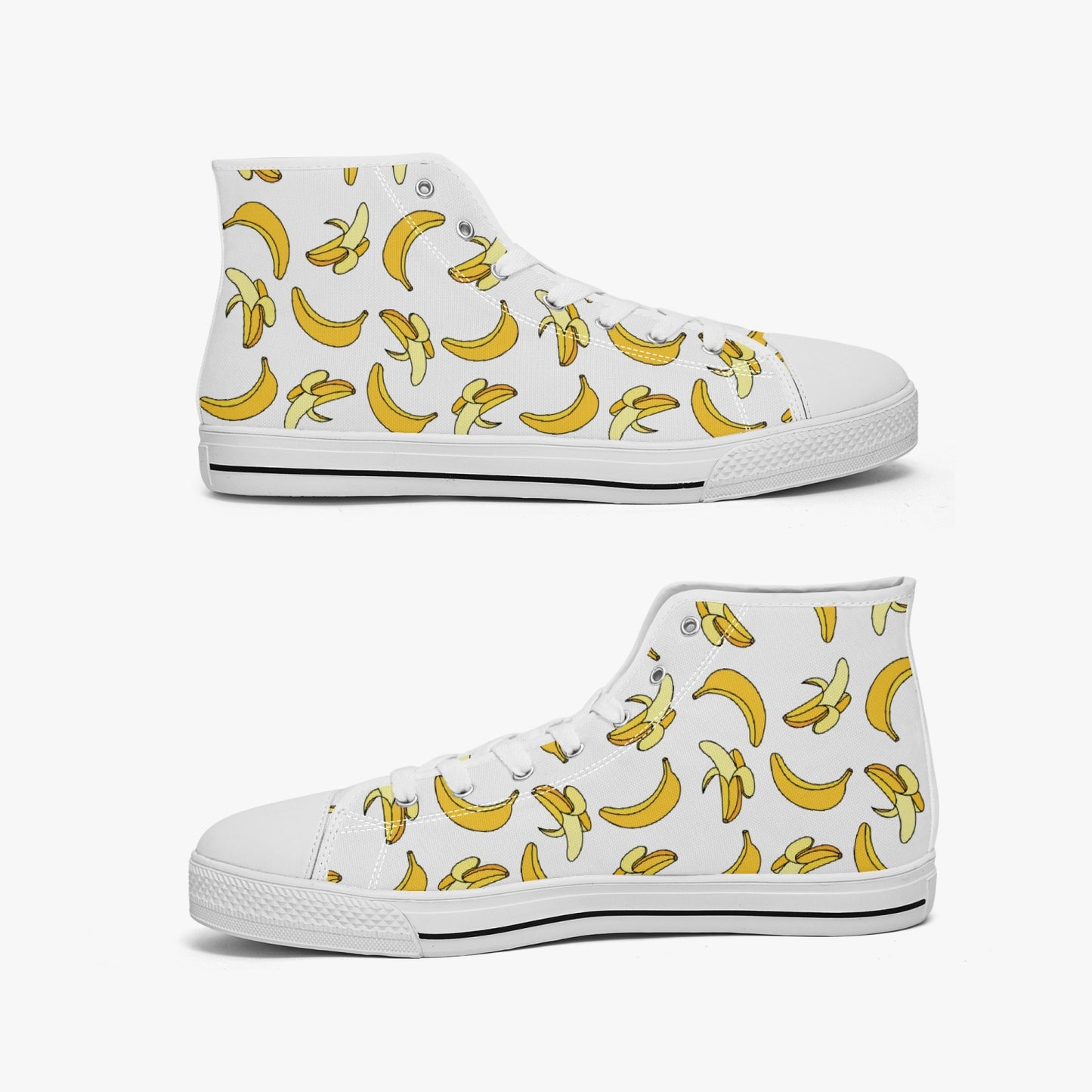 Banana   |   High-Top Canvas Shoes