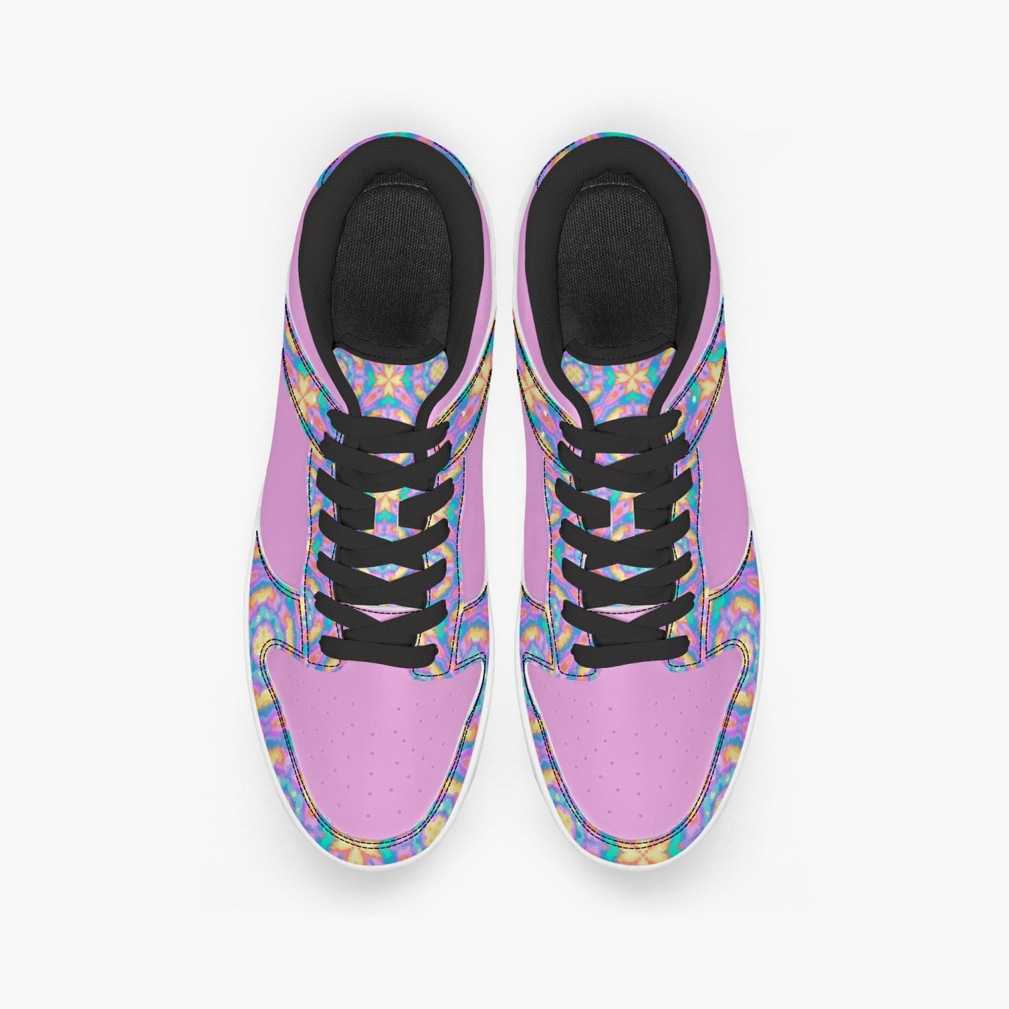 Psychedelic Kaleidoscope   |   Kawa Low Top Leather Sneakers