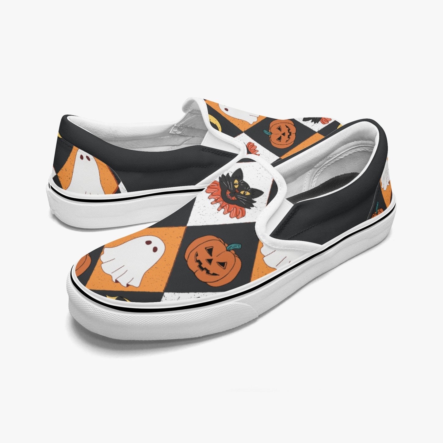 Vintage Halloween Sweater   |    Slip-On Shoes