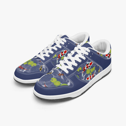 Koi Pond   |   Kawa Low Top Leather Sneakers