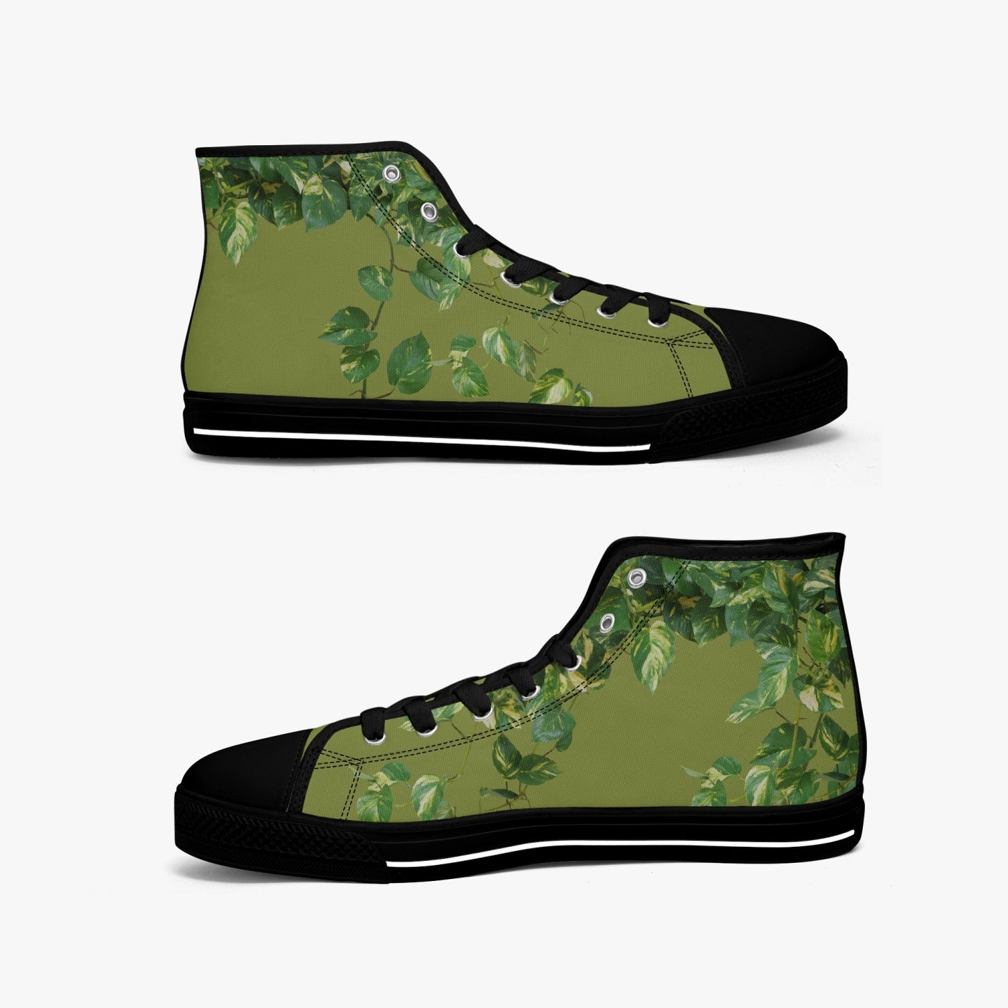 Pothos   |   High-Top Canvas Sneakers