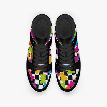 Checkered Gummy Bears   |   Kawa Low-Top Leather Sneakers