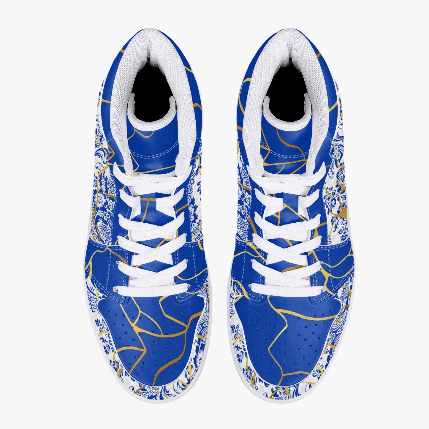 Kintsugi Pottery   |   Takai High-Top Leather Sneakers