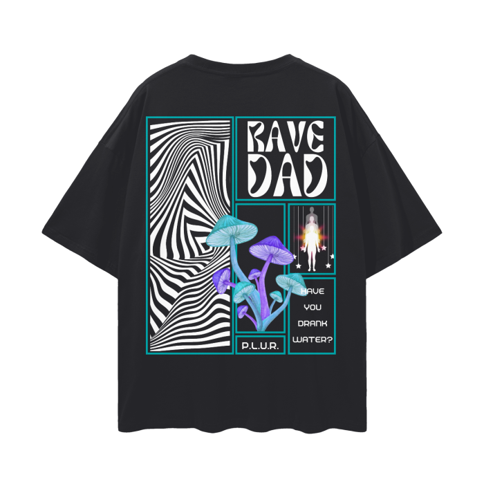 Rave Dad   |   Oversize Deep Drop Shoulder T-Shirt