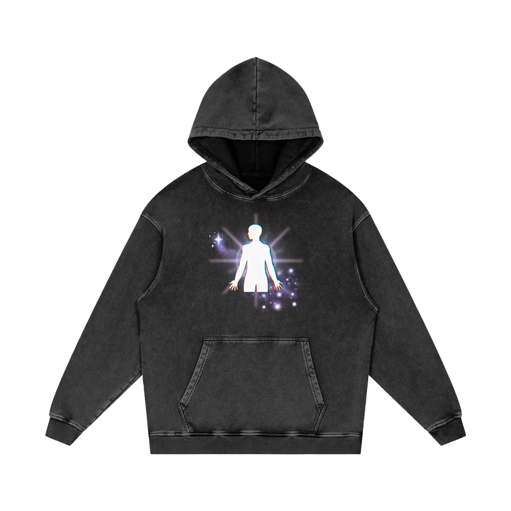 Rules of Being Human   |   Acid Wash Oversize Hoodie