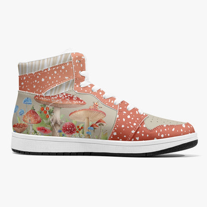 Amanita Muscaria    |   Takai High-Top Leather Sneakers