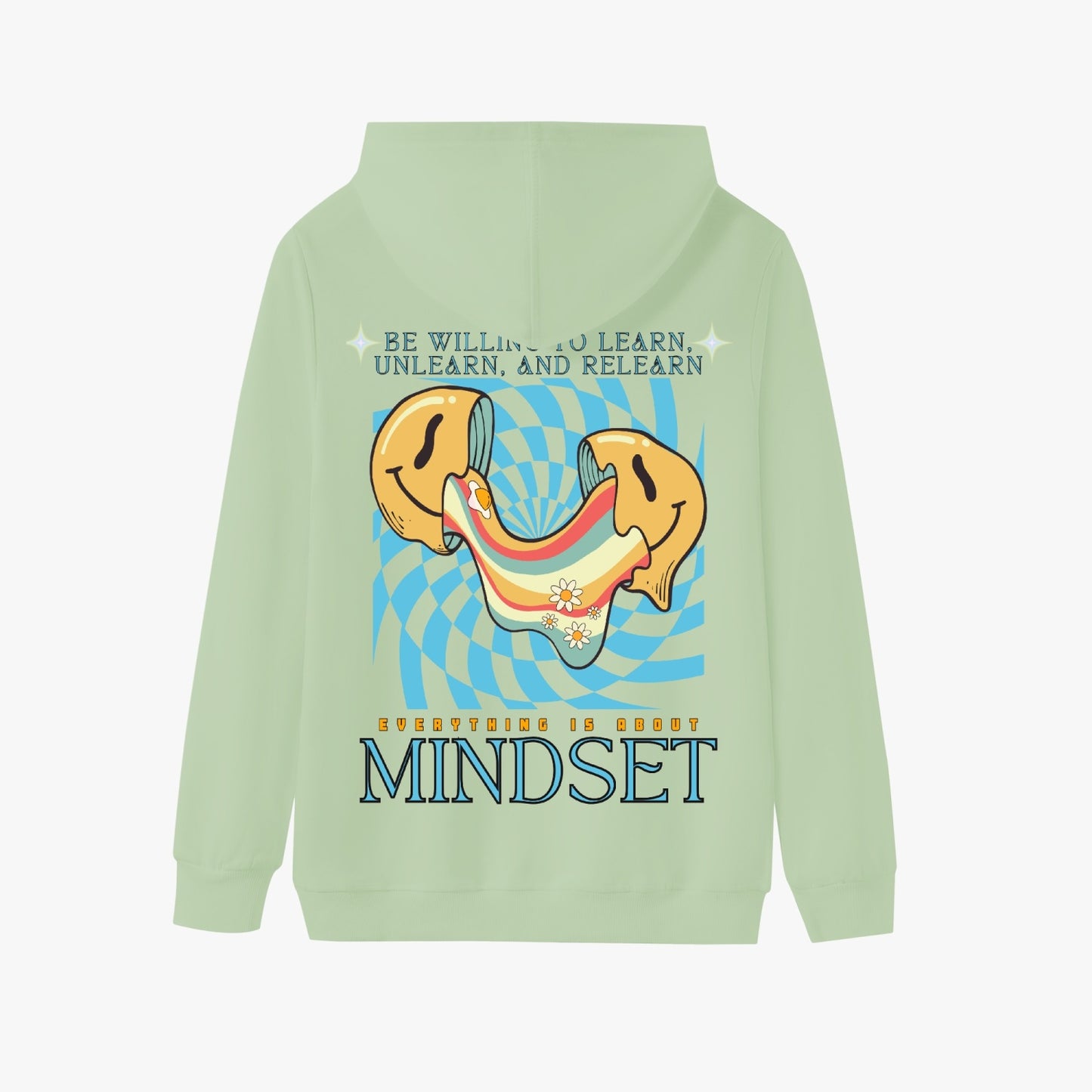 Be Willing to Learn, Unlearn, & Relearn Everything is About Mindset   |   Unisex Adult Pullover Hoodie